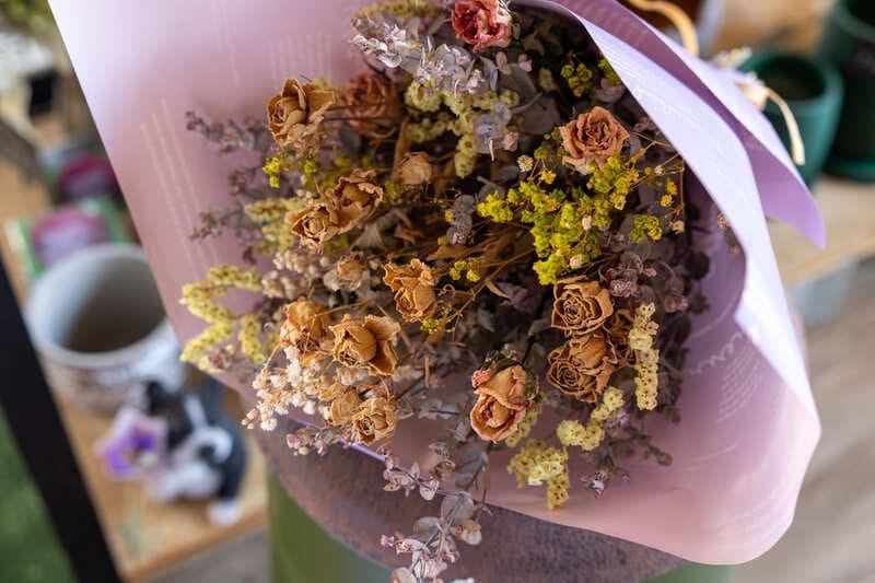 ドライフラワーの写真